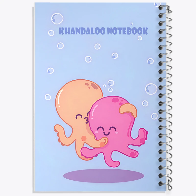 دفتر مشق 100 برگ خندالو طرح حیوانات بامزه کد N7389