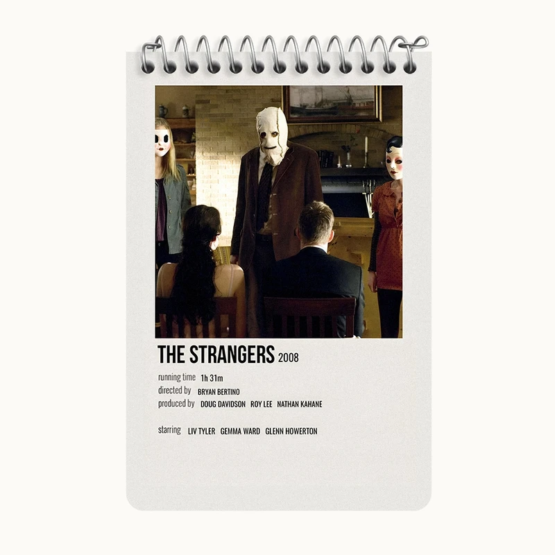 دفتر یادداشت 50 برگ خندالو طرح غریبه ‌ها (The Strangers) کد F13114