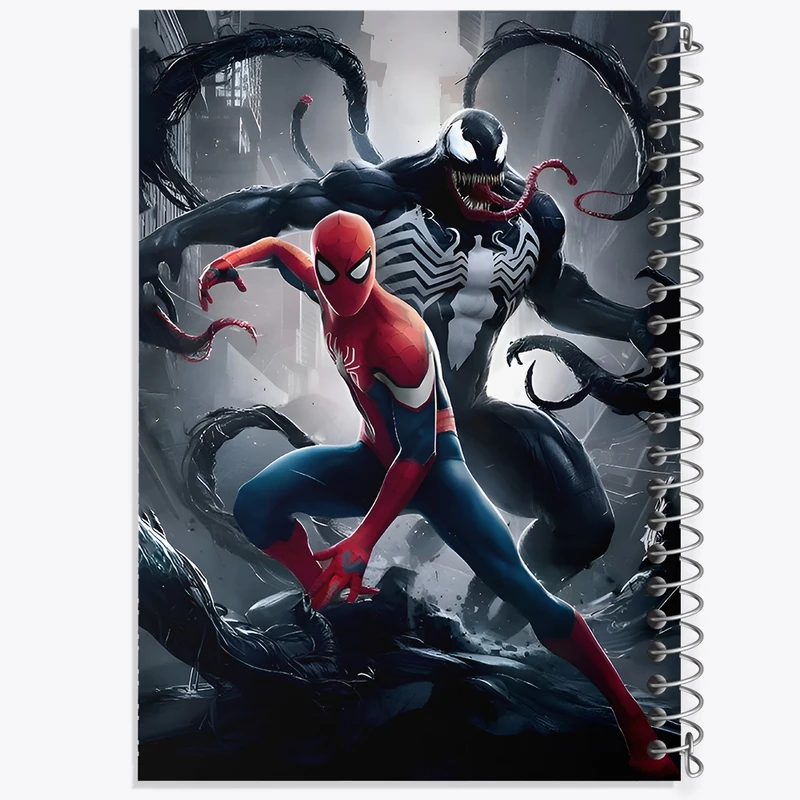 دفتر لیست خرید 50 برگ خندالو طرح مرد عنکبوتی ونوم کد F9126