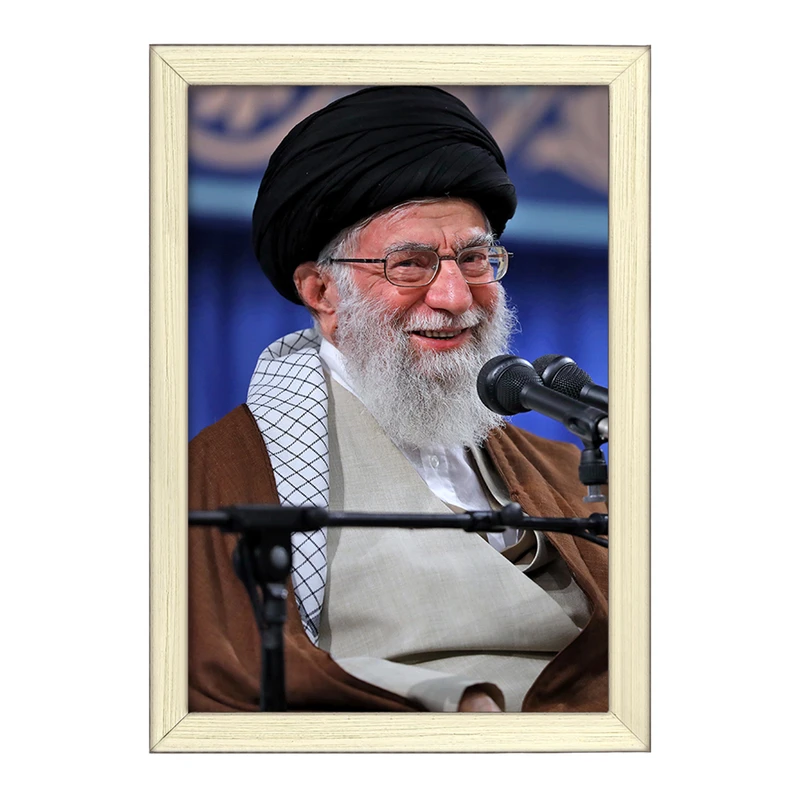 تابلو خندالو طرح تصویر رهبر  کد 2568