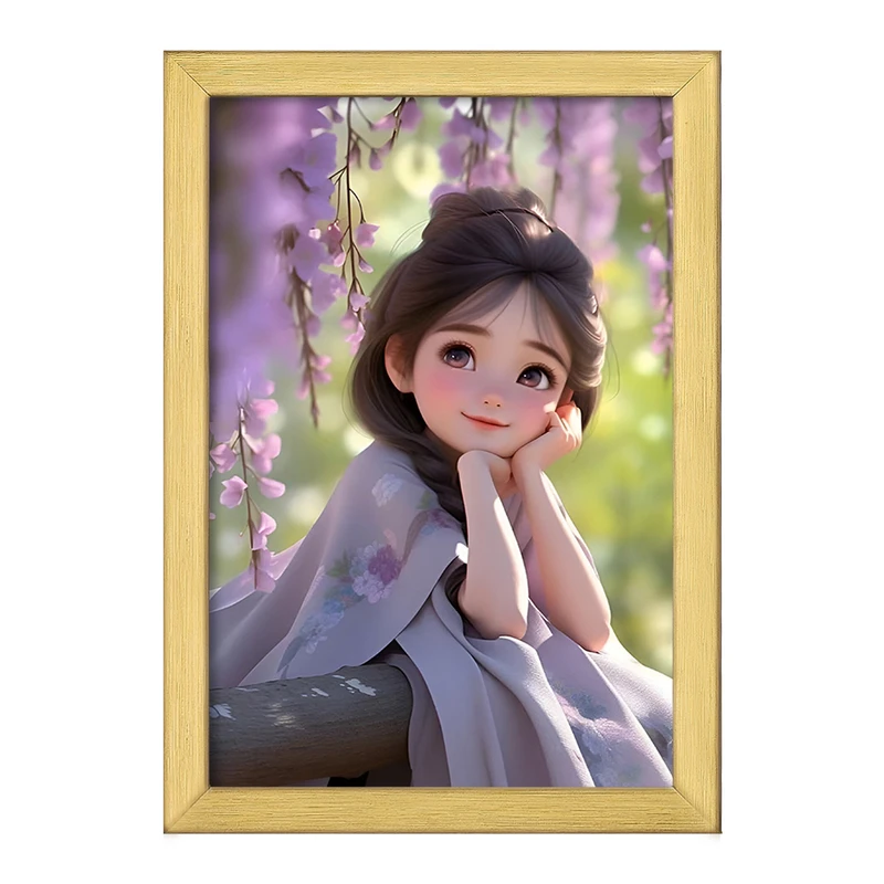 تابلو خندالو طرح دخترانه کیوت کد F4980