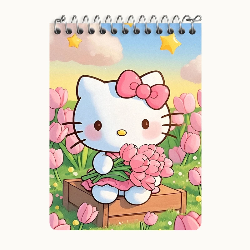 دفتر یادداشت 50 برگ خندالو طرح هلو کیتی (Hello Kitty) کد N9091