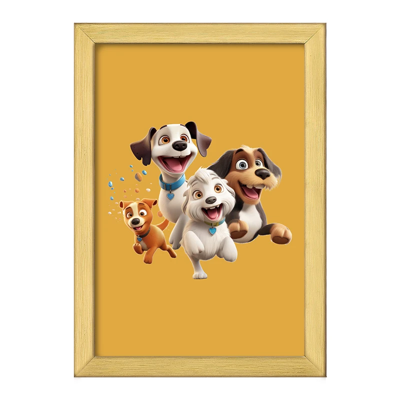 تابلو خندالو طرح سگ (Dog) کد F2566