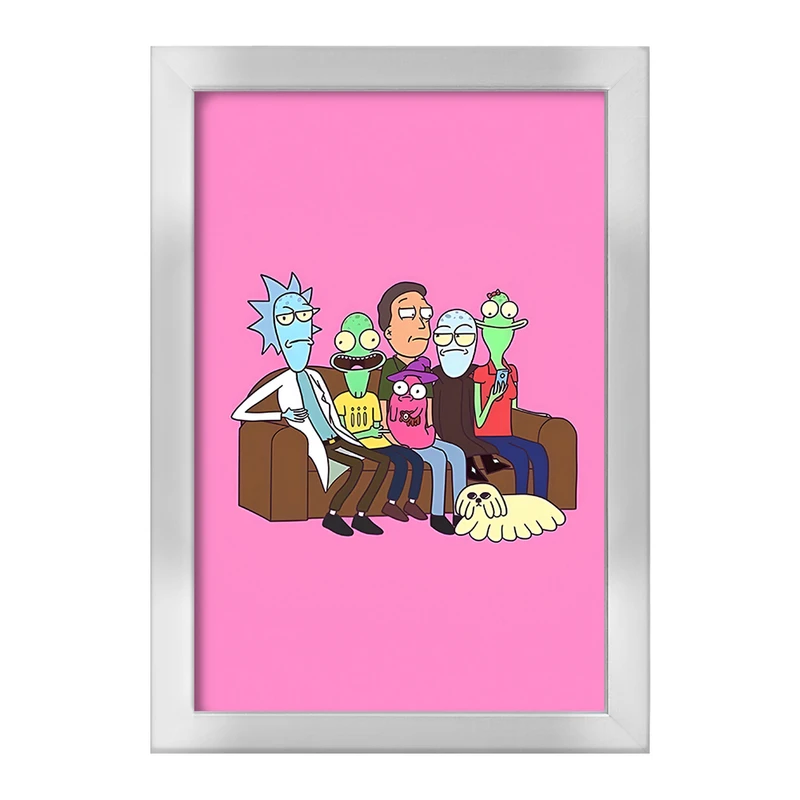 تابلو خندالو طرح ریک و مورتی (Rick and Morty) کد F4014