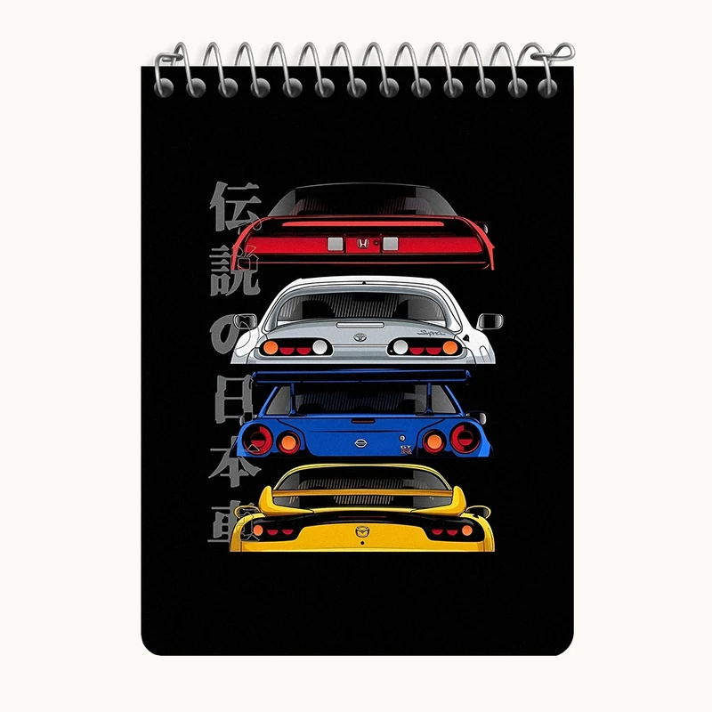 دفتر یادداشت 50 برگ خندالو طرح نیسان (Nissan) کد N7885