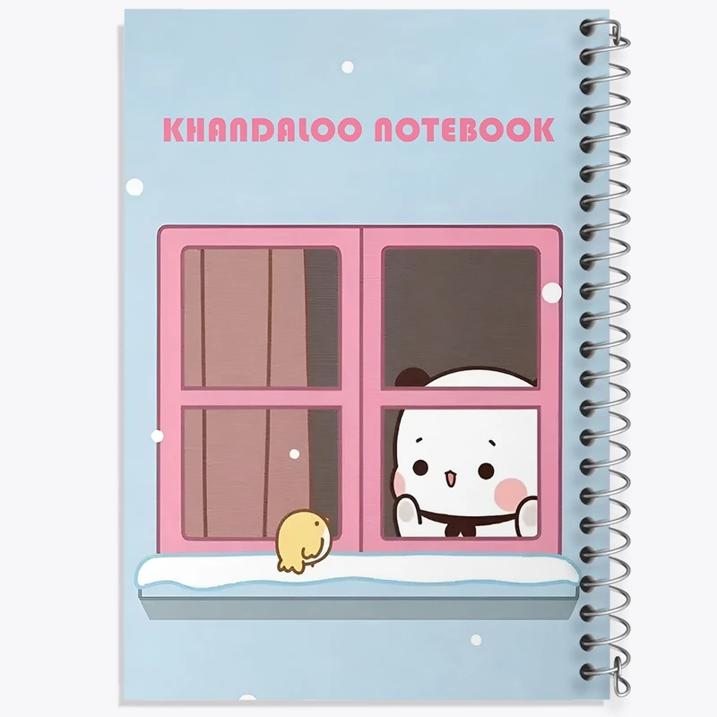 دفتر طراحی 50 برگ خندالو طرح پاندا و جوجه کد N6194