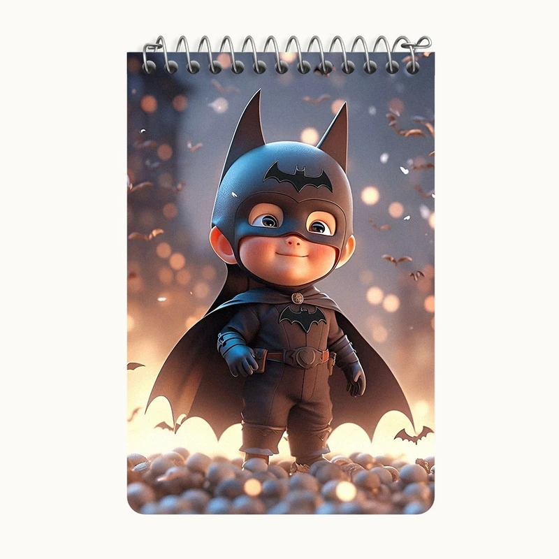 دفتر یادداشت 50 برگ خندالو طرح بتمن (Batman) کد F4387
