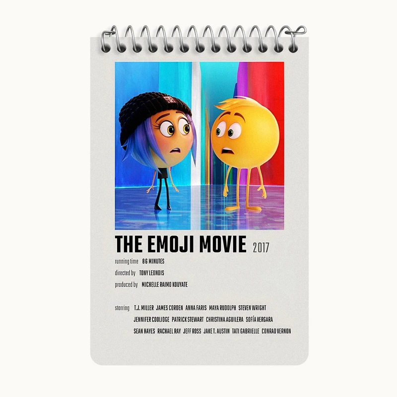 دفتر یادداشت 50 برگ خندالو طرح فیلم ایموجی (The Emoji Movie) کد F13228