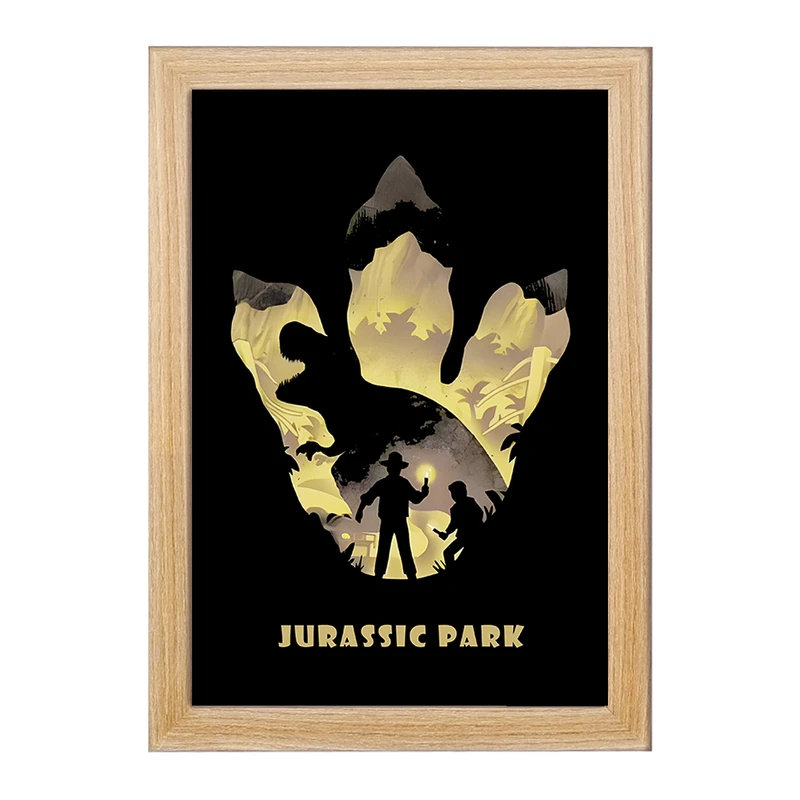 تابلو خندالو طرح ژوراسیک (Jurassic Park) کد F13786