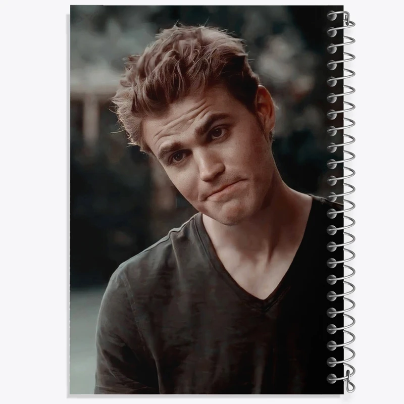 دفتر طراحی 50 برگ خندالو طرح استفان سالواتوره خاطرات یک خون آشام The Vampire Diaries  کد 20272