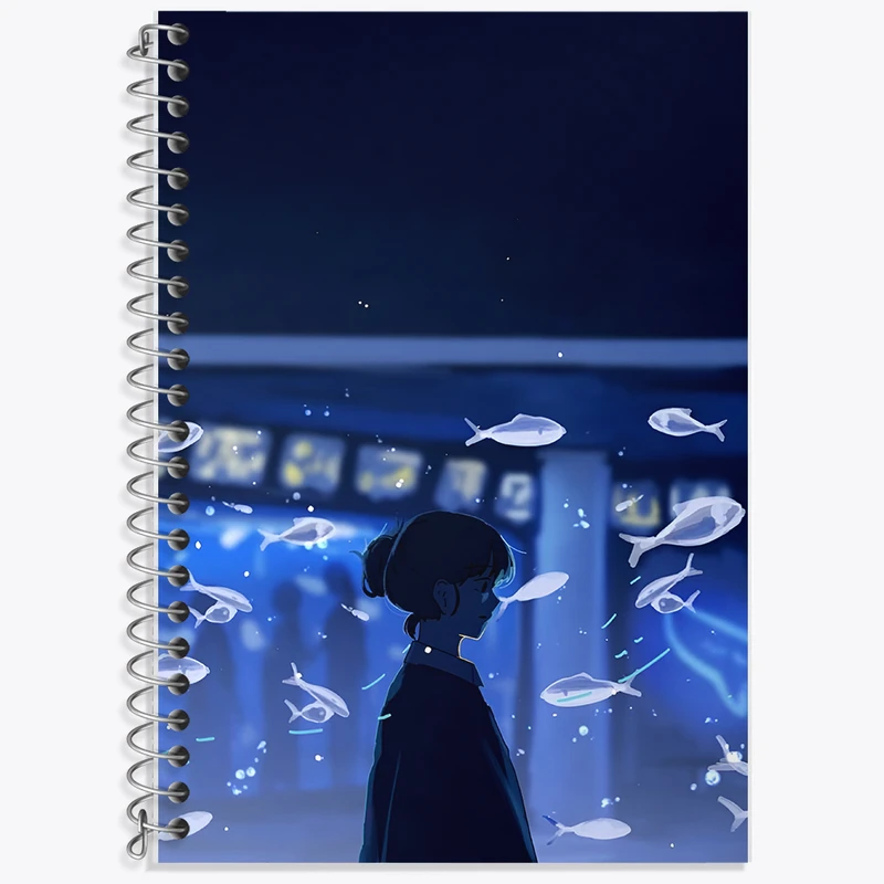 دفتر نت موسیقی 50 برگ خندالو طرح دختر و ماهی ها کد F11071