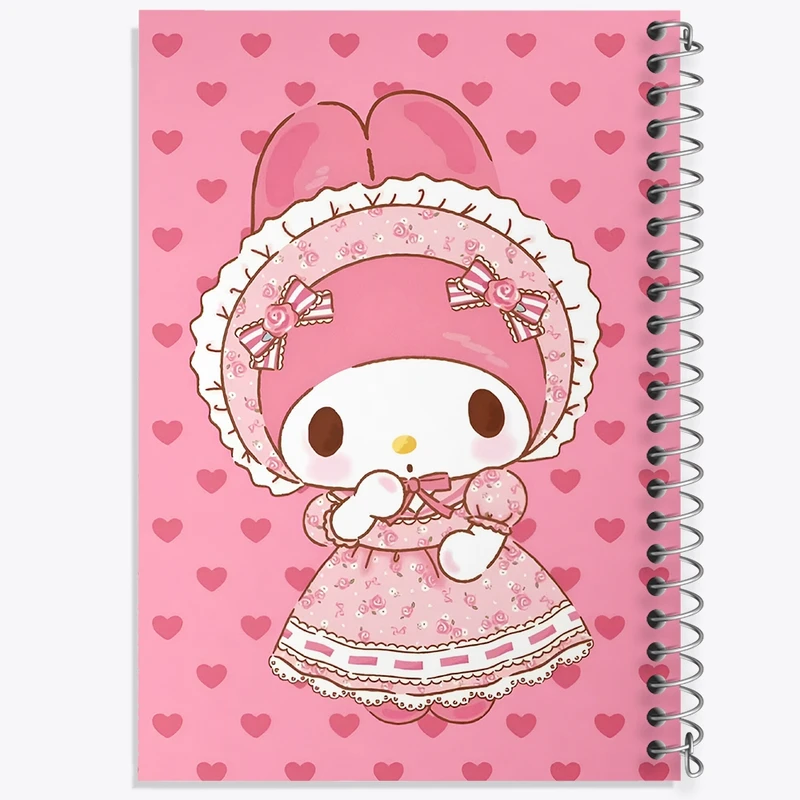 دفتر طراحی 50 برگ خندالو طرح مای ملودی (My Melody) کد N8967