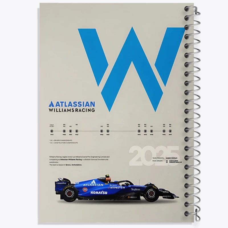 دفتر طراحی 50 برگ خندالو طرح ماشین مسابقه ای کد F13487