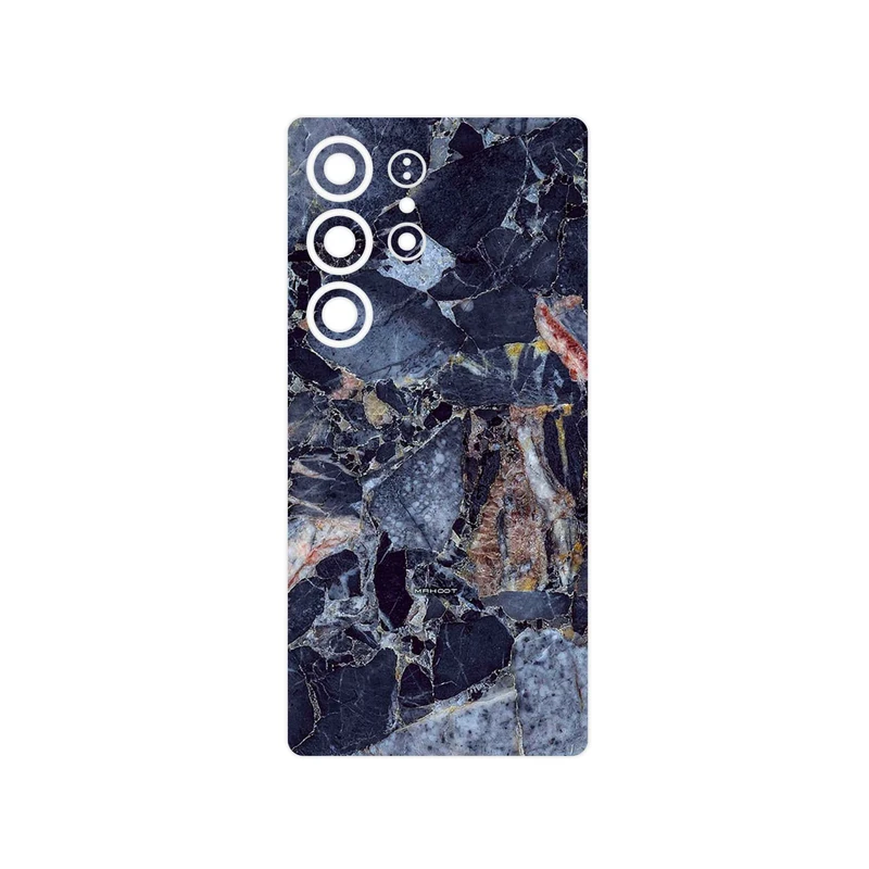 برچسب پوششی ماهوت مدل Broken black marble مناسب برای گوشی موبایل سامسونگ Galaxy S25 Ultra