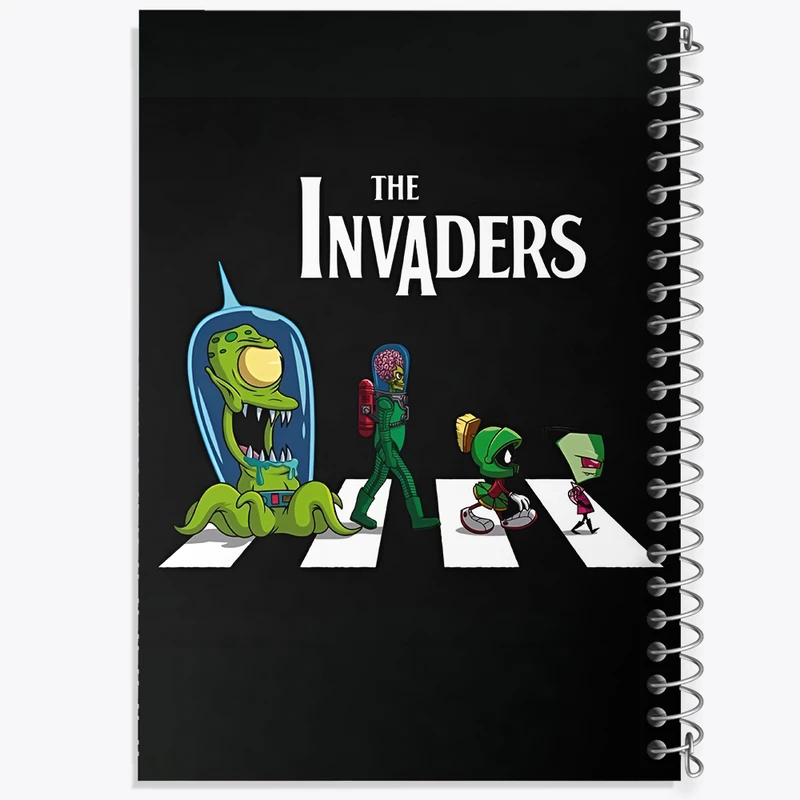 دفتر مشق 50 برگ خندالو طرح فضایی کد F4464