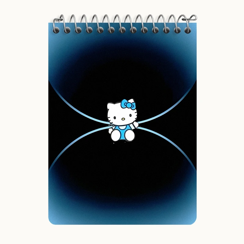 دفتر یادداشت 50 برگ خندالو طرح هلو کیتی (Hello Kitty) کد N6804