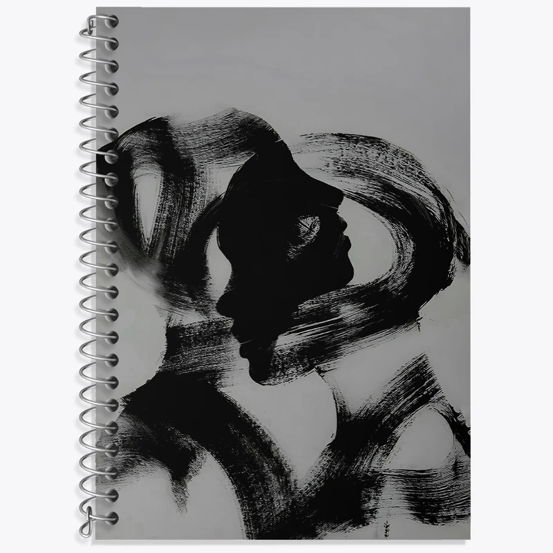 دفتر لغت 50 برگ خندالو طرح پرتره کد F3866