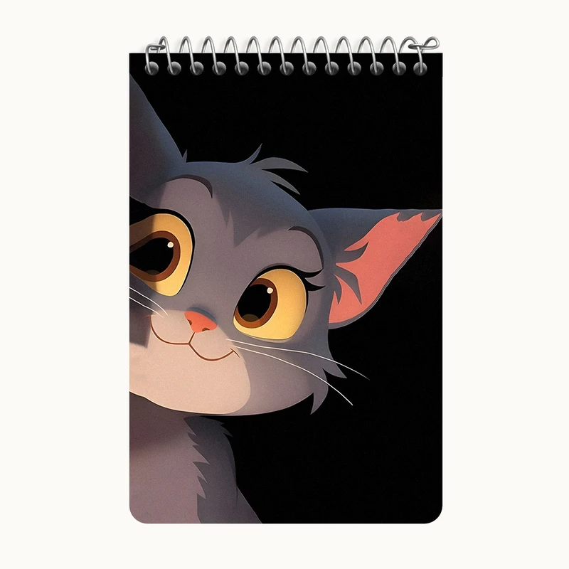 دفتر یادداشت 50 برگ خندالو طرح گربه کد F12020