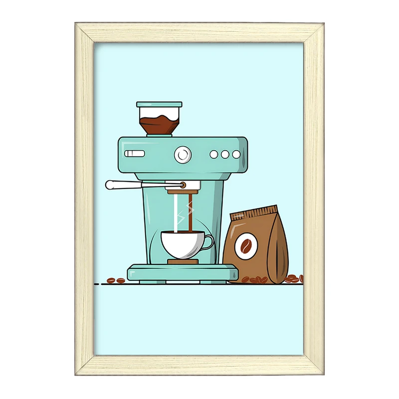 تابلو خندالو طرح دستگاه اسپرسوساز کد F10400