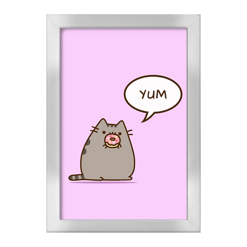 تابلو خندالو طرح پوشین گربه بامزه کد 26599