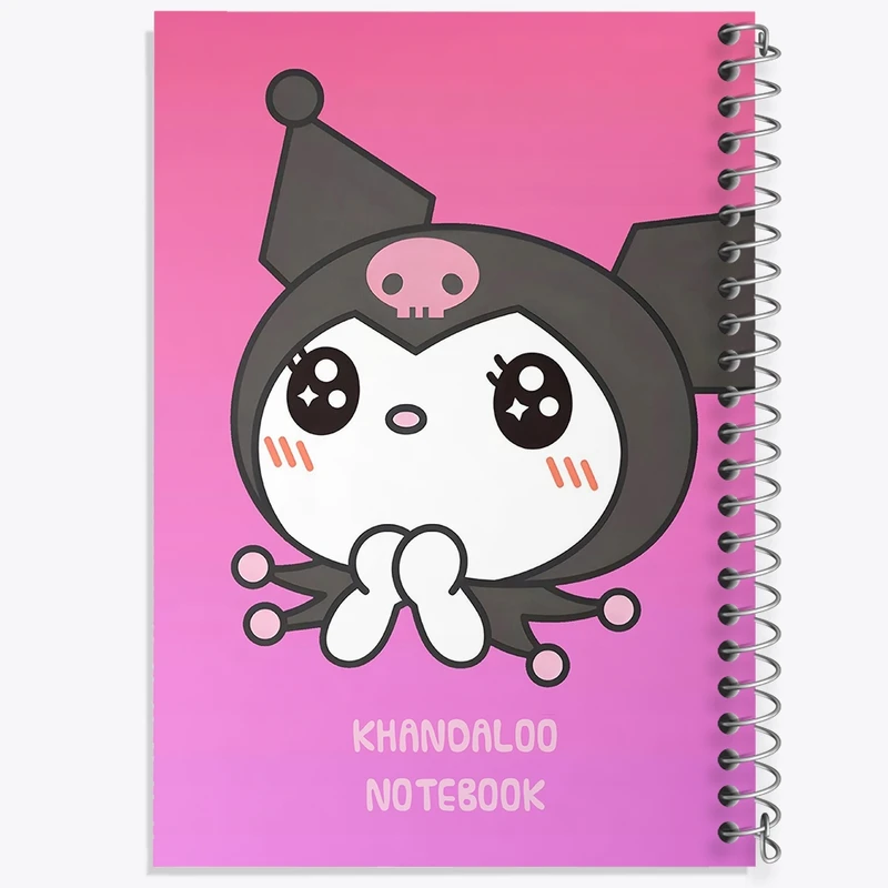 دفتر طراحی 50 برگ خندالو طرح کرومی (Kuromi) کد N9059