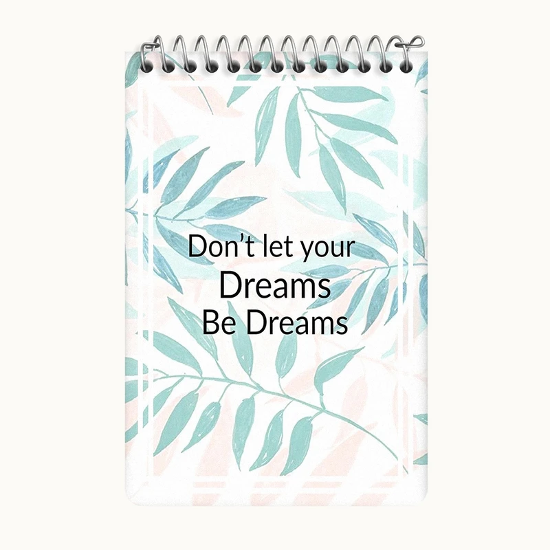 دفتر یادداشت 50 برگ خندالو طرح Don't Dreams Be Dreams کد F11497