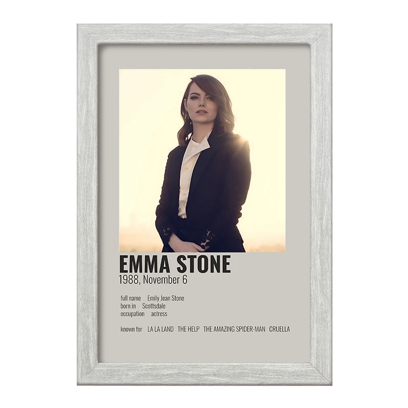 تابلو خندالو طرح اما استون (Emma Stone) کد F13143
