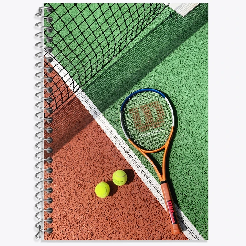 دفتر لغت 50 برگ خندالو طرح تنیس (Tennis) کد F14156