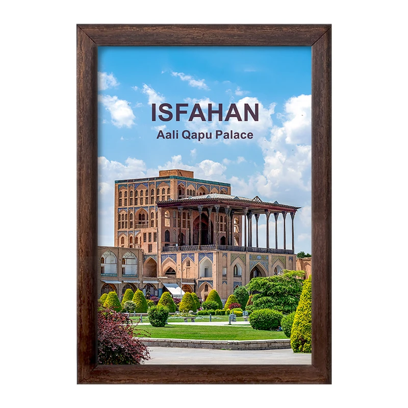 تابلو خندالو طرح عمارت عالی قاپو اصفهان کد 37251