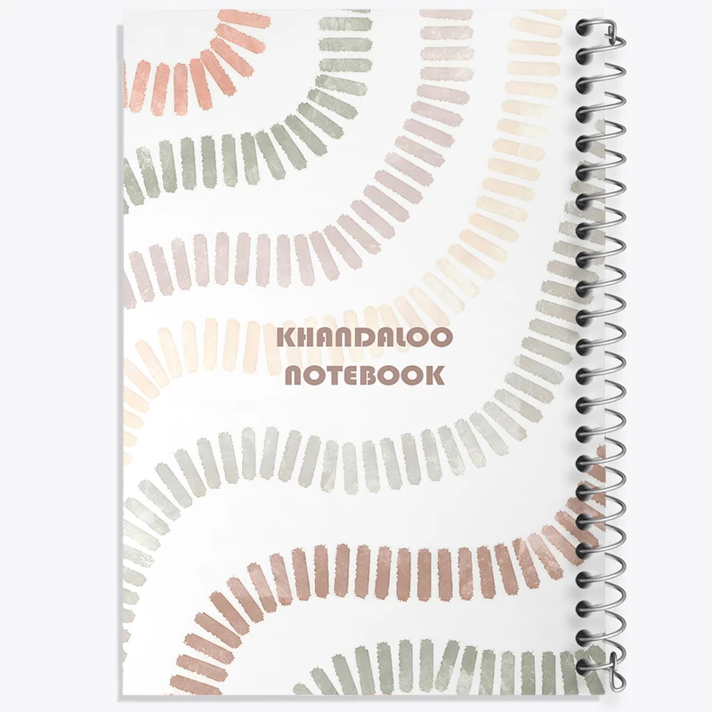 دفتر مشق 100 برگ خندالو طرح مدرن کد N8573