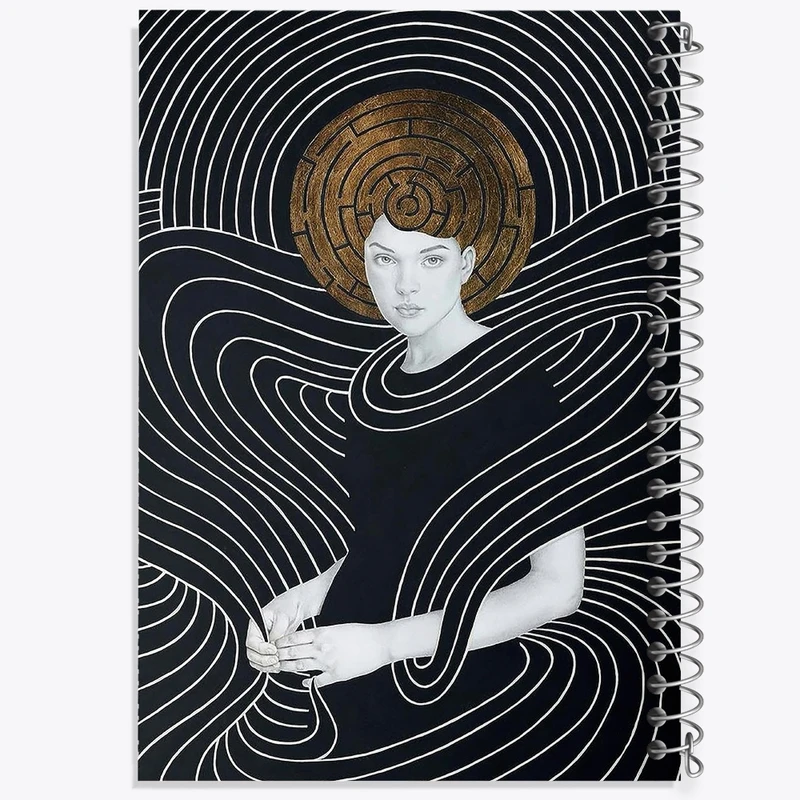 دفتر طراحی 50 برگ خندالو طرح دکوراتیو (decorative) کد F202