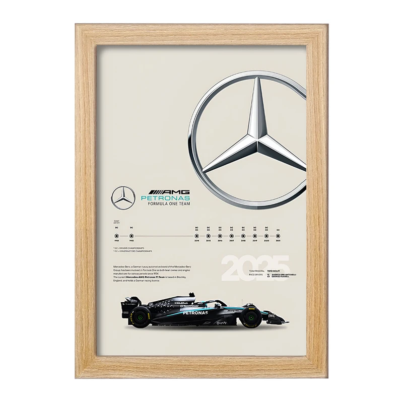 تابلو خندالو طرح مرسدس بنز (Mercedes Benz) کد F13492