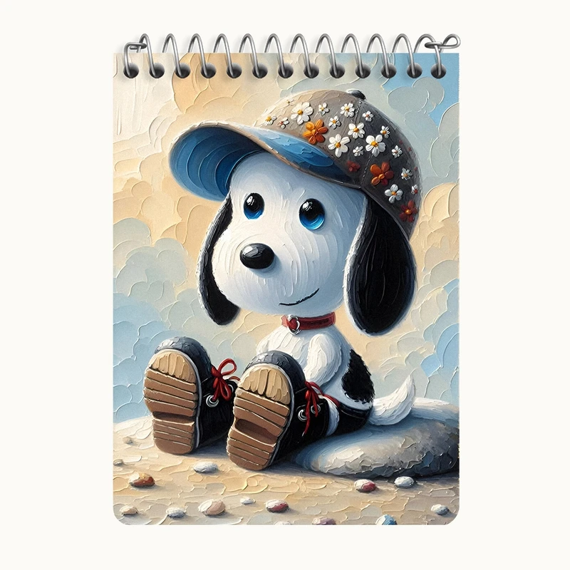 دفتر یادداشت 50 برگ خندالو طرح اسنوپی (Snoopy) کد N5134