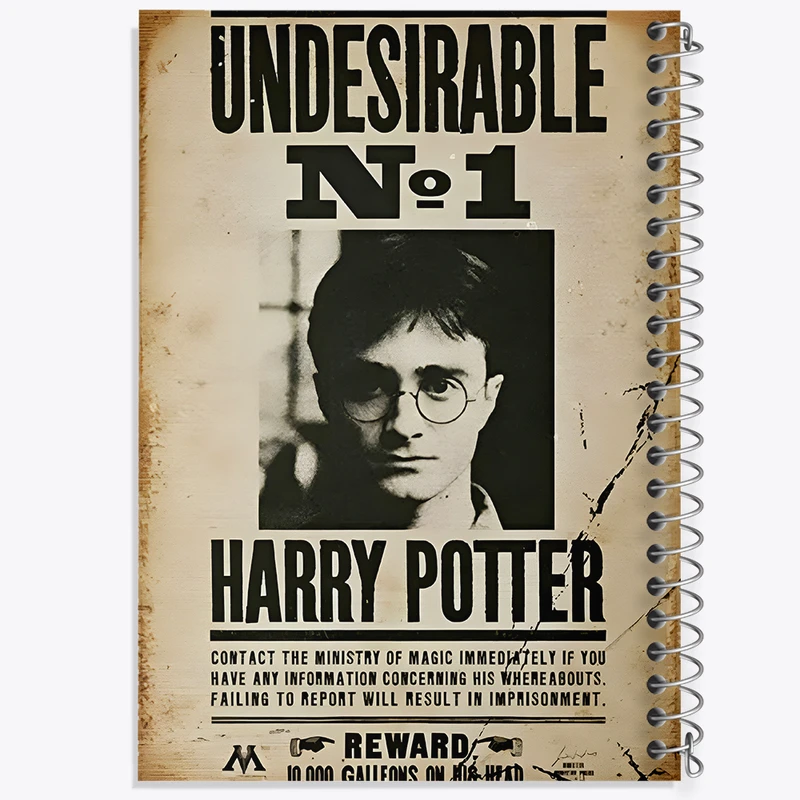 دفتر مشق 100 برگ خندالو طرح هری پاتر (Harry Potter) کد F8656