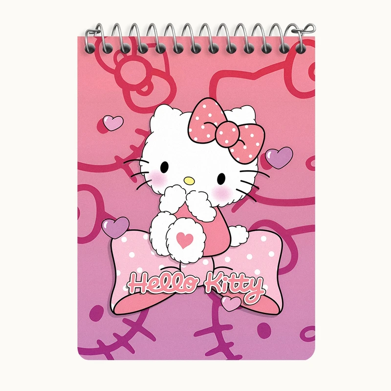 دفتر یادداشت 50 برگ خندالو طرح هلو کیتی (Hello Kitty) کد N8244