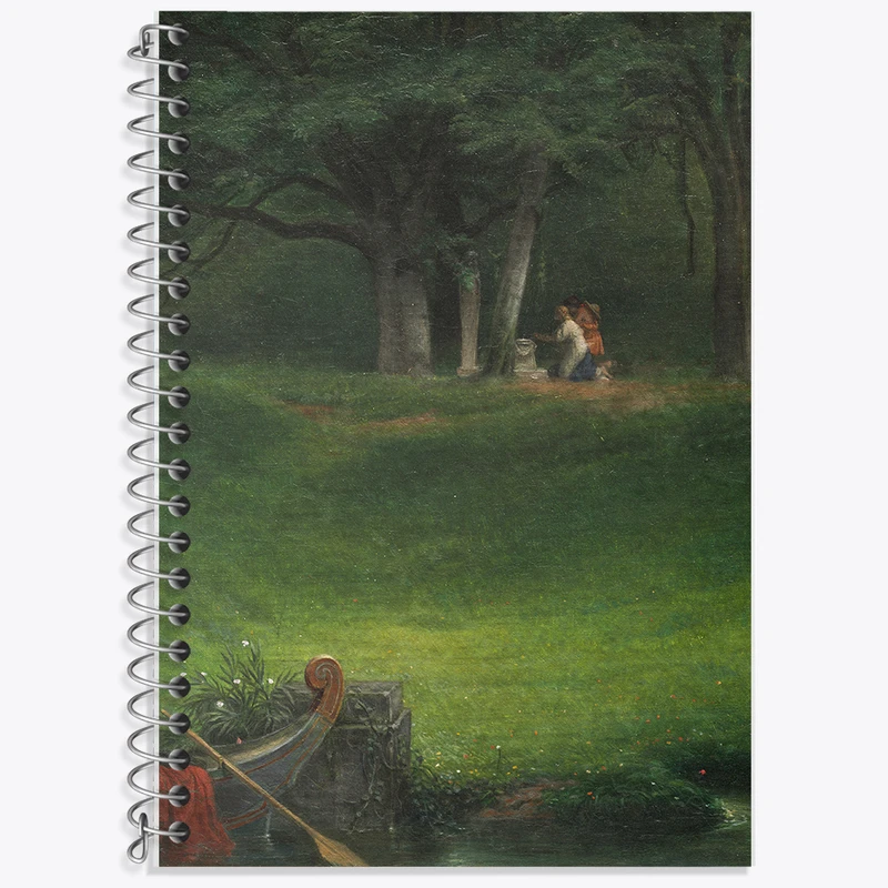 دفتر نت موسیقی 50 برگ خندالو طرح نقاشی تقدیم به خدا پان اثر پل دلاروش کد F12125