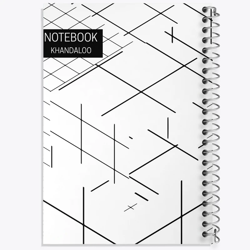 دفتر طراحی 50 برگ خندالو طرح مدرن کد N191