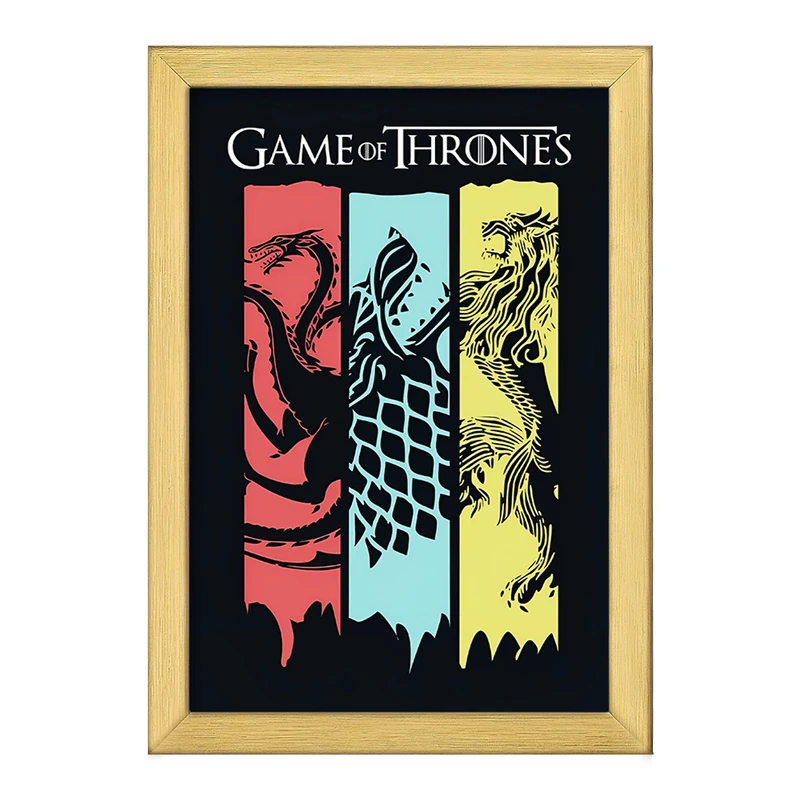 تابلو خندالو طرح گیم آف ترونز (Game of Thrones)  کد F4682