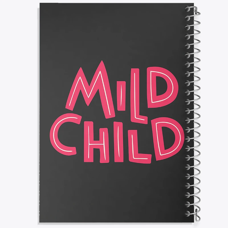 دفتر مشق 50 برگ خندالو طرح Mild Child کد F11466