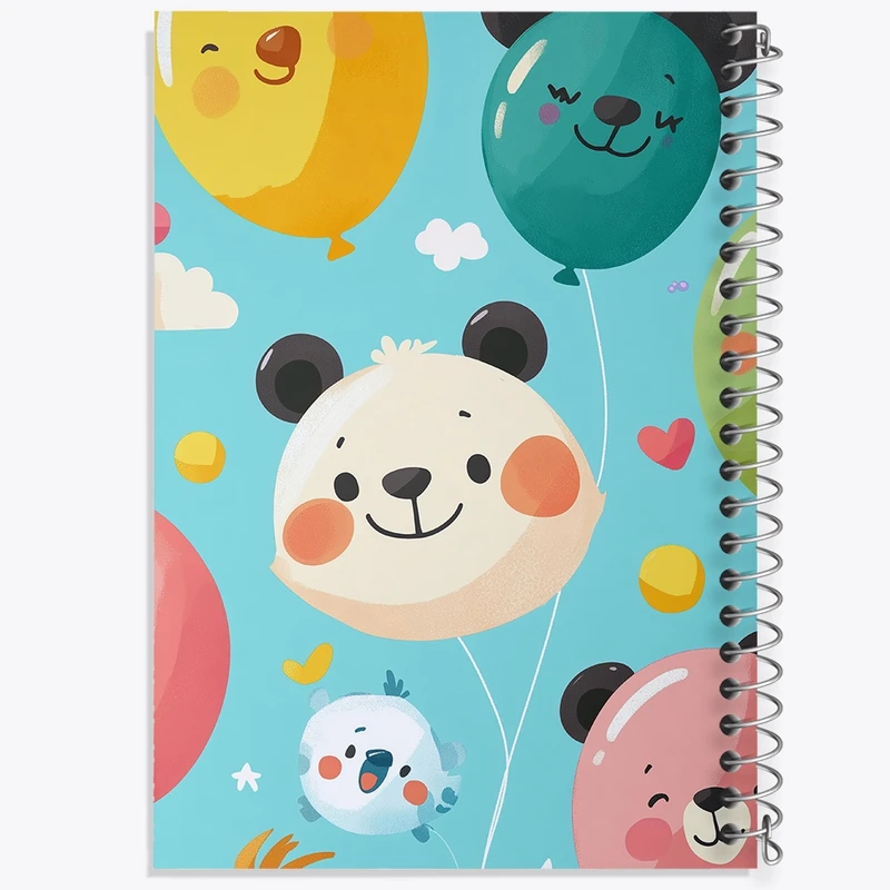 دفتر شطرنجی 50 برگ خندالو طرح حیوانات بامزه کد N6813