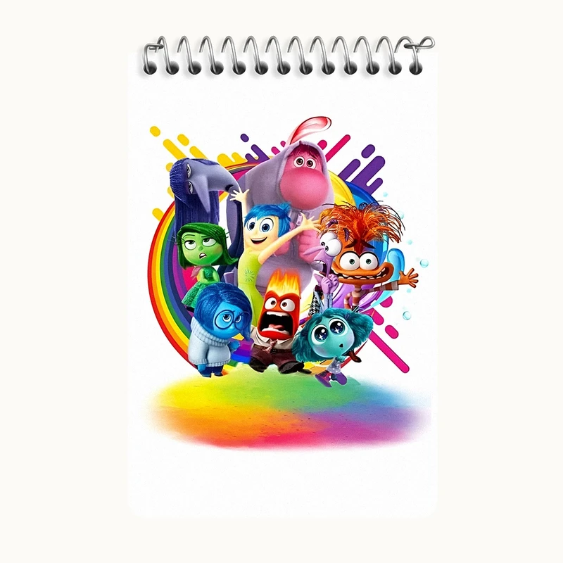 دفتر یادداشت 50 برگ خندالو طرح اینساید اوت (Inside Out) کد F6807