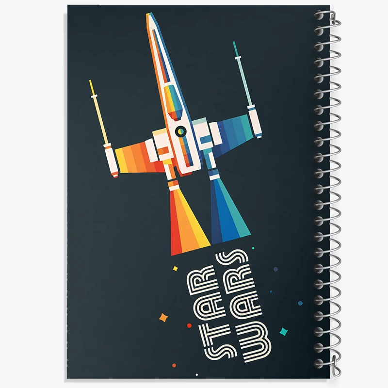 دفتر مشق 100 برگ خندالو طرح جنگ ستارگان (Star Wars) کد F10496