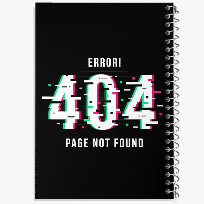 دفتر لیست خرید 50 برگ خندالو طرح Error 404 کد N7718