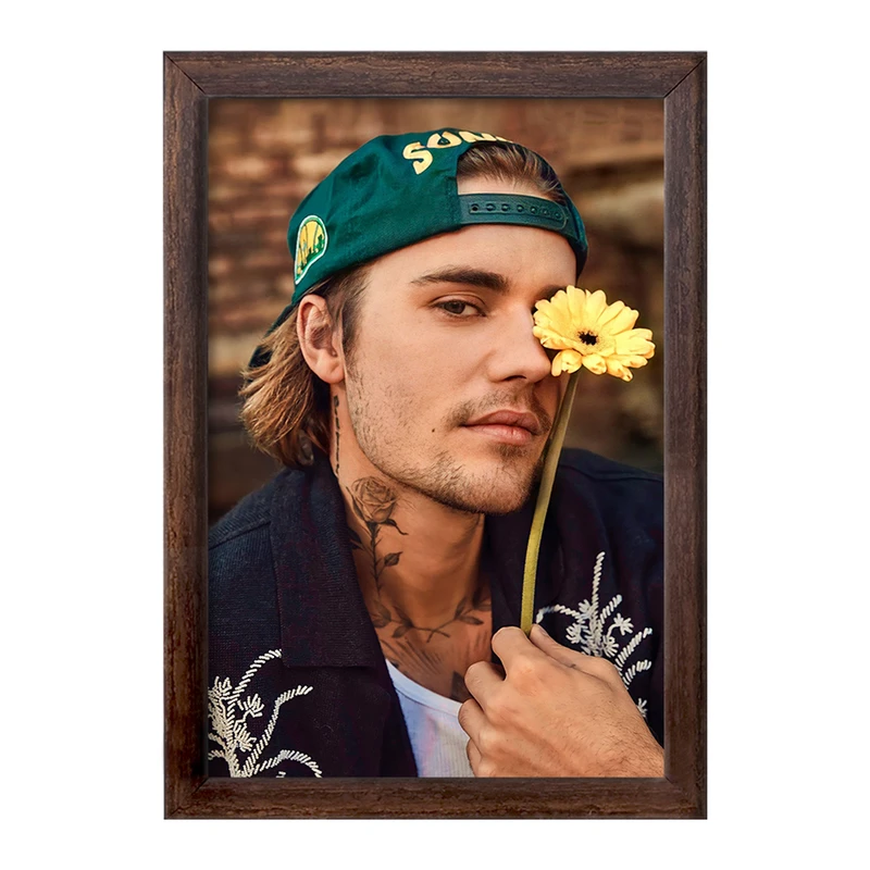 تابلو خندالو طرح جاستین بیبر Justin Bieber  کد 19032