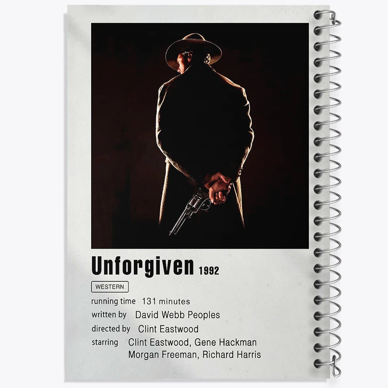 دفتر مشق 100 برگ خندالو طرح نابخشوده (Unforgiven) کد F11317