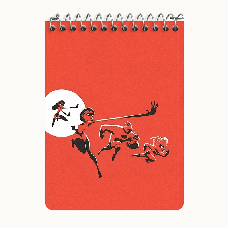 دفتر یادداشت 50 برگ خندالو طرح شگفت انگیزان (The Incredibles) کد N3244