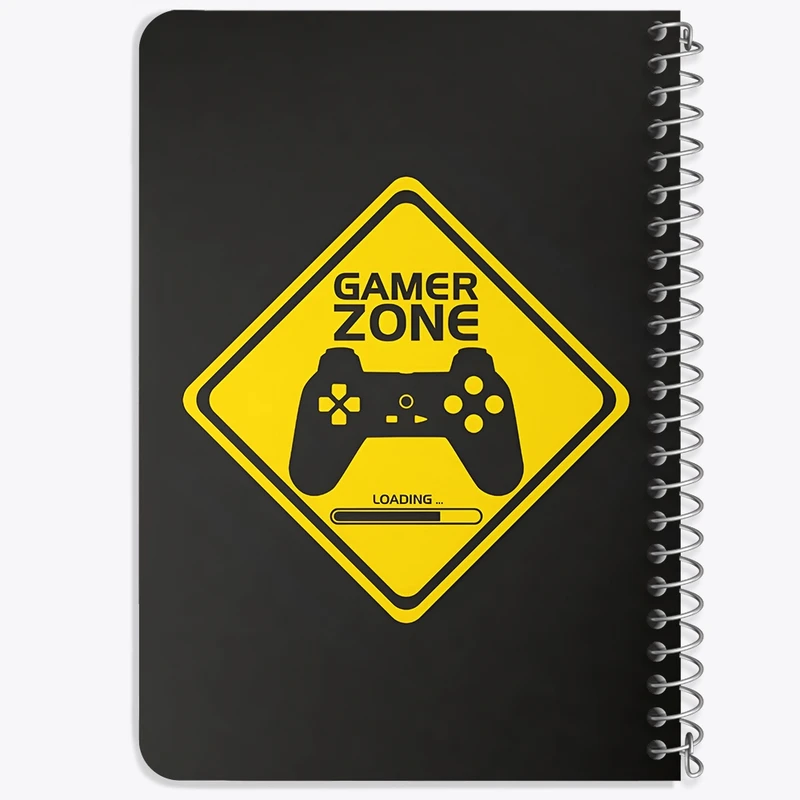 دفتر یادداشت 50 برگ خندالو طرح گیمر (Gamer) کد F6852
