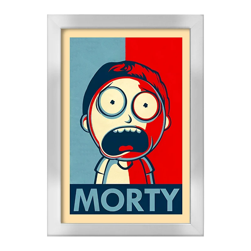 تابلو خندالو طرح مورتی (morty) کد F6488