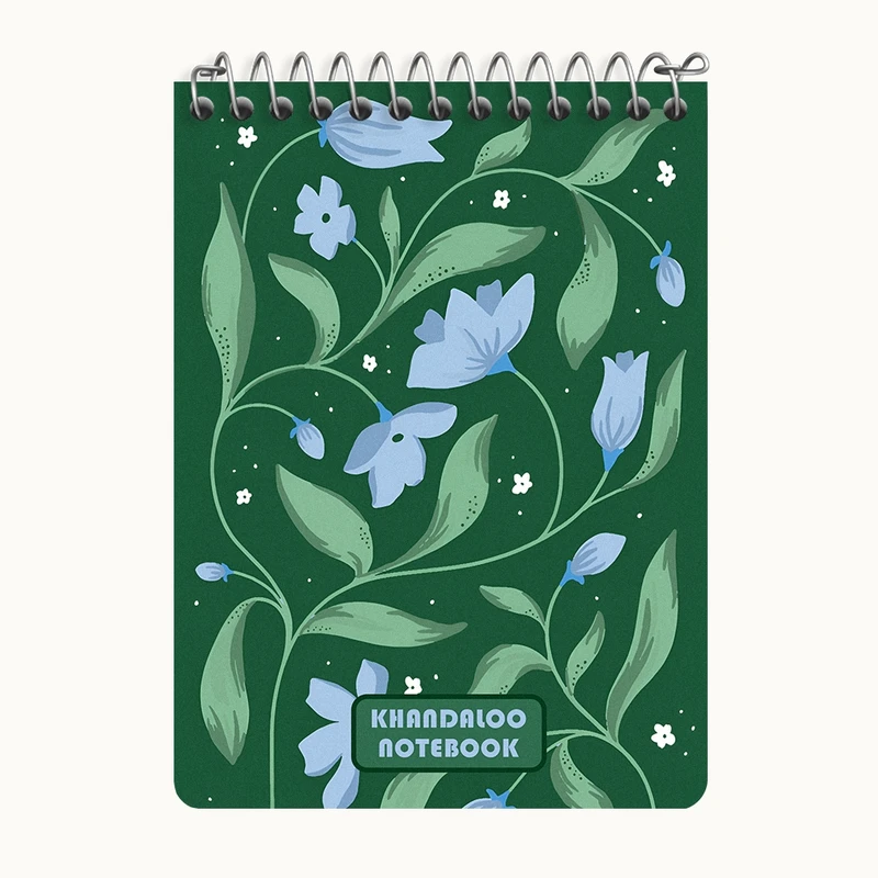 دفتر یادداشت 50 برگ خندالو طرح گل گلی کد N6106