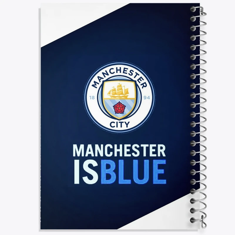 دفتر طراحی 50 برگ خندالو طرح باشگاه منچستر سیتی کد 26805